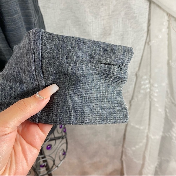 Athleta Tiger Terry grey cinched waist hoodie size S - Picture 8 of 12